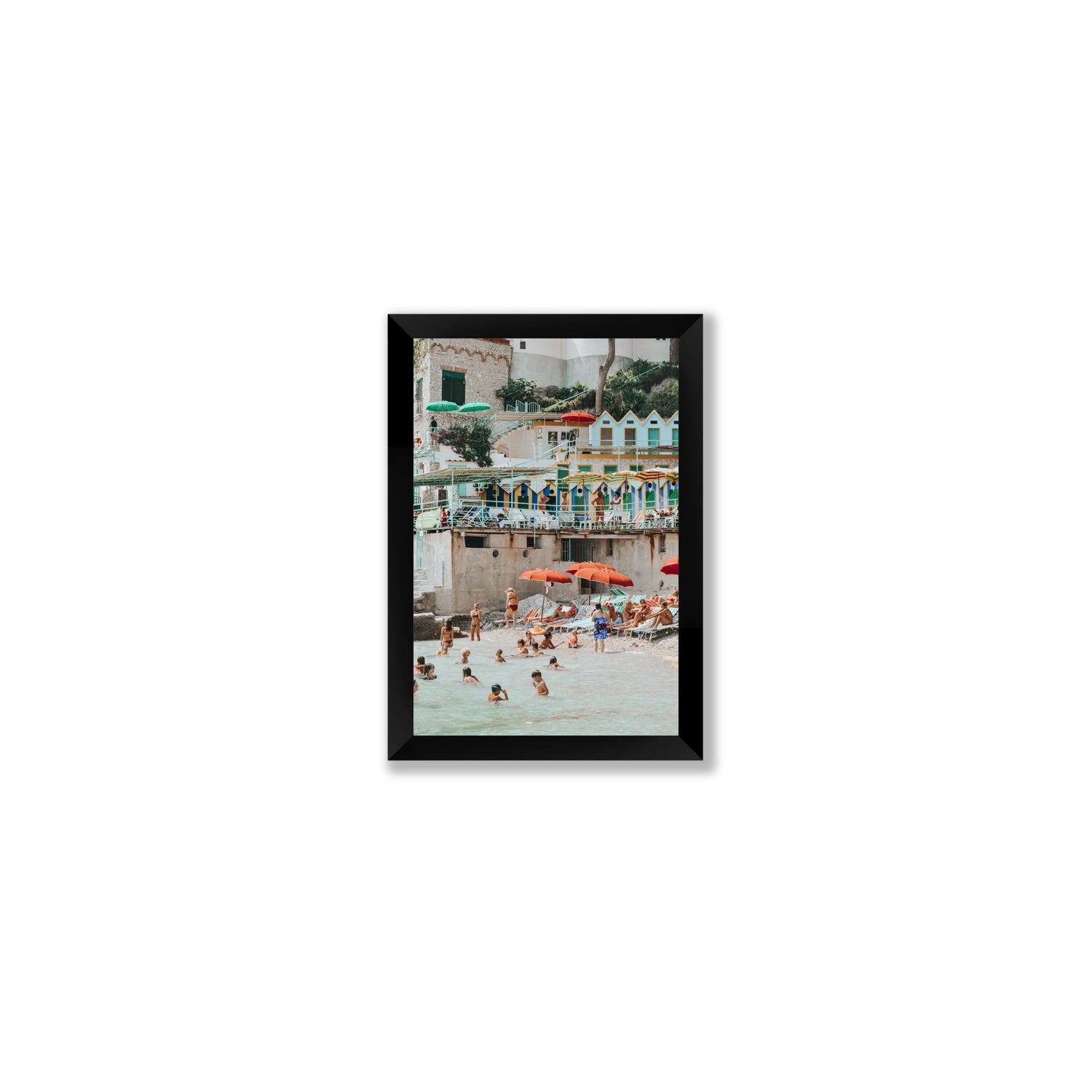 Kaleidoscope fine art print, Capri, Italy, Small, Black Frame · Full Bleed, Fine Art Print