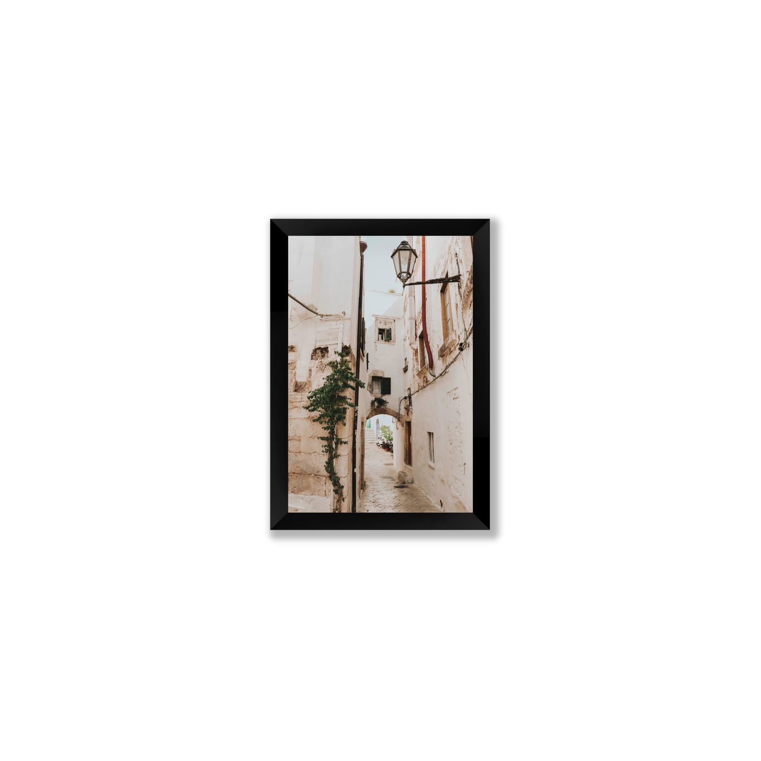 Labyrinth Lanes fine art print, Puglia, Italy, Small, Black Frame · Full Bleed, Fine Art Print