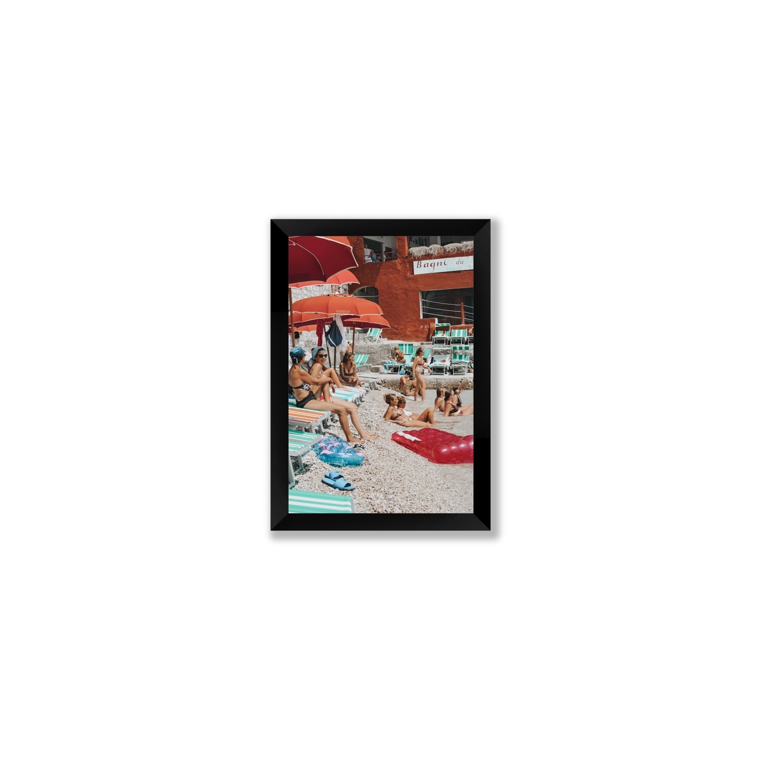 La Dolce Vita fine art print, Capri, Italy, Small, Black Frame · Full Bleed, Fine Art Print