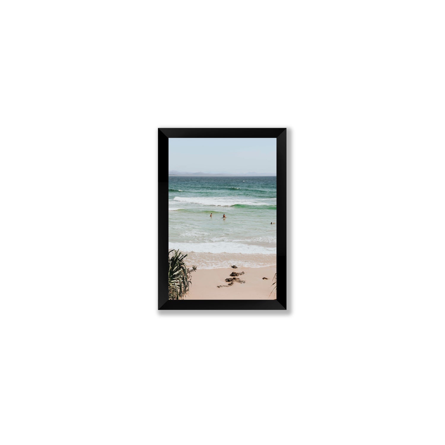 Lets Go Trippin' fine art print, Byron Bay, Australia, Small, Black Frame · Full Bleed, Fine Art Print