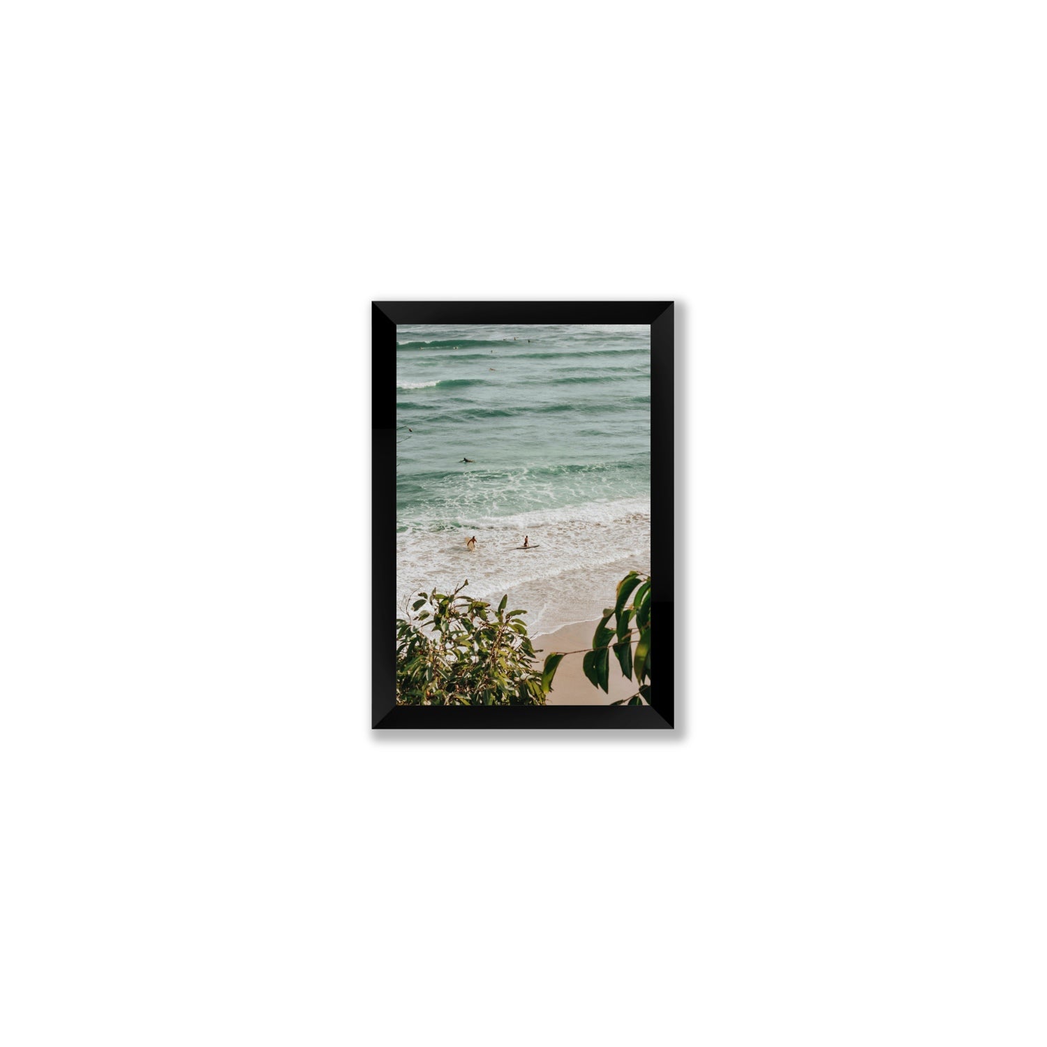 Private Paradise fine art print, Byron Bay, Australia, Small, Black Frame · Full Bleed, Fine Art Print