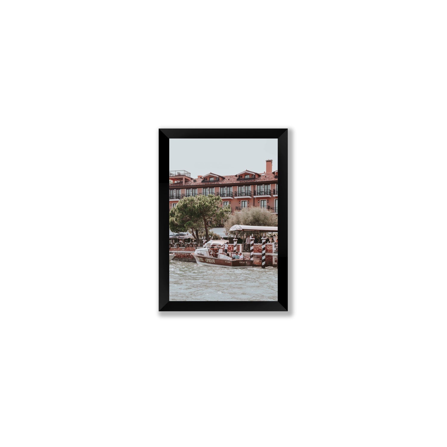 Cocai II Venice Italian wall art Small full-bleed fine art print in black frame