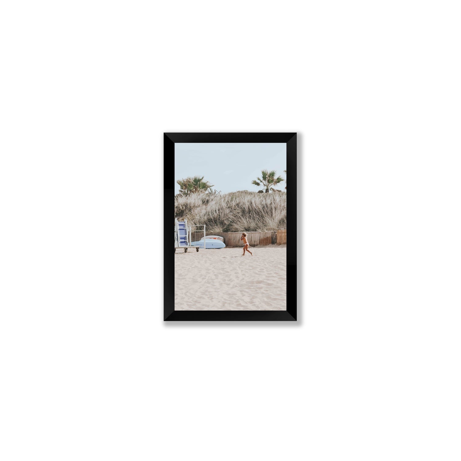 Little Explorer fine art print, Puglia, Italy, Small, Black Frame · Full Bleed, Fine Art Print