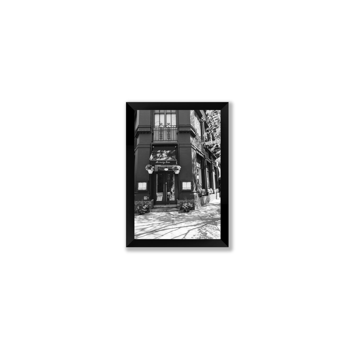 Mary's Corner fine art print, New York, United States, Small, Black Frame · Full Bleed, Fine Art Print
