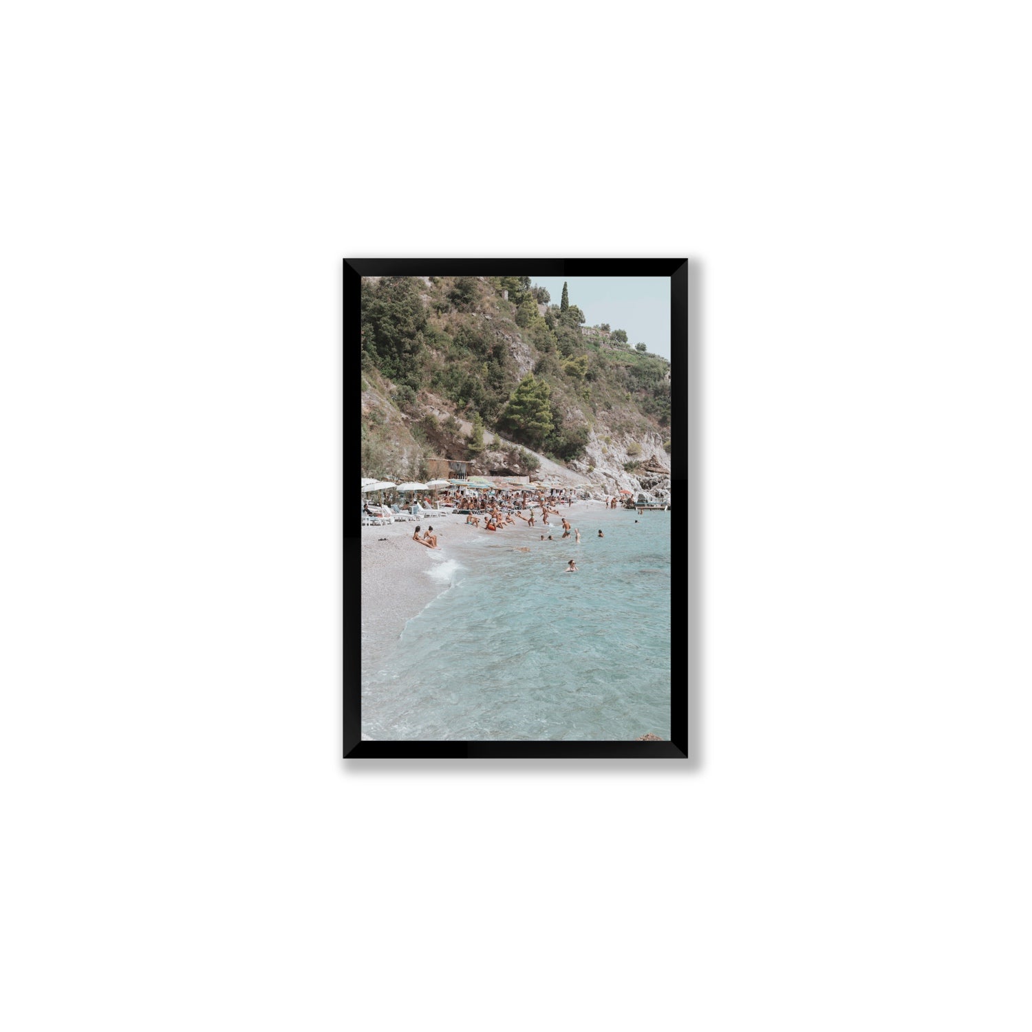 Mediterranean Magic fine art print, Amalfi, Italy, Medium, Black Frame · Full Bleed, Fine Art Print