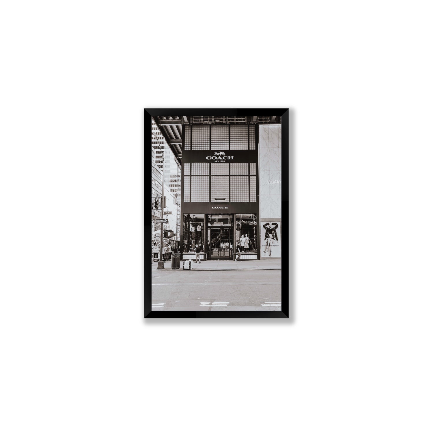 Coach Uptown fine art print, New York, United States, Medium, Black Frame · Full Bleed, Fine Art Print
