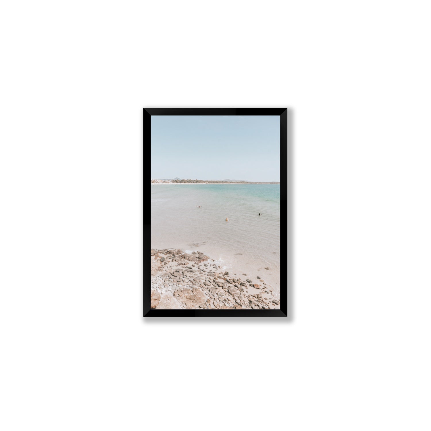 Sweet Serotonin fine art print, Noosa, Australia, coastal scenes artwork, Medium, Black Frame · Full Bleed, Fine Art Print