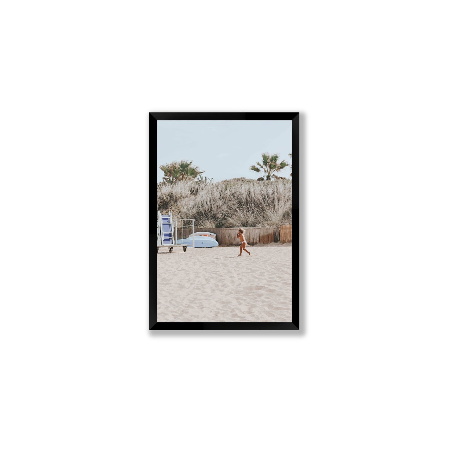 Little Explorer fine art print, Puglia, Italy, Medium, Black Frame · Full Bleed, Fine Art Print