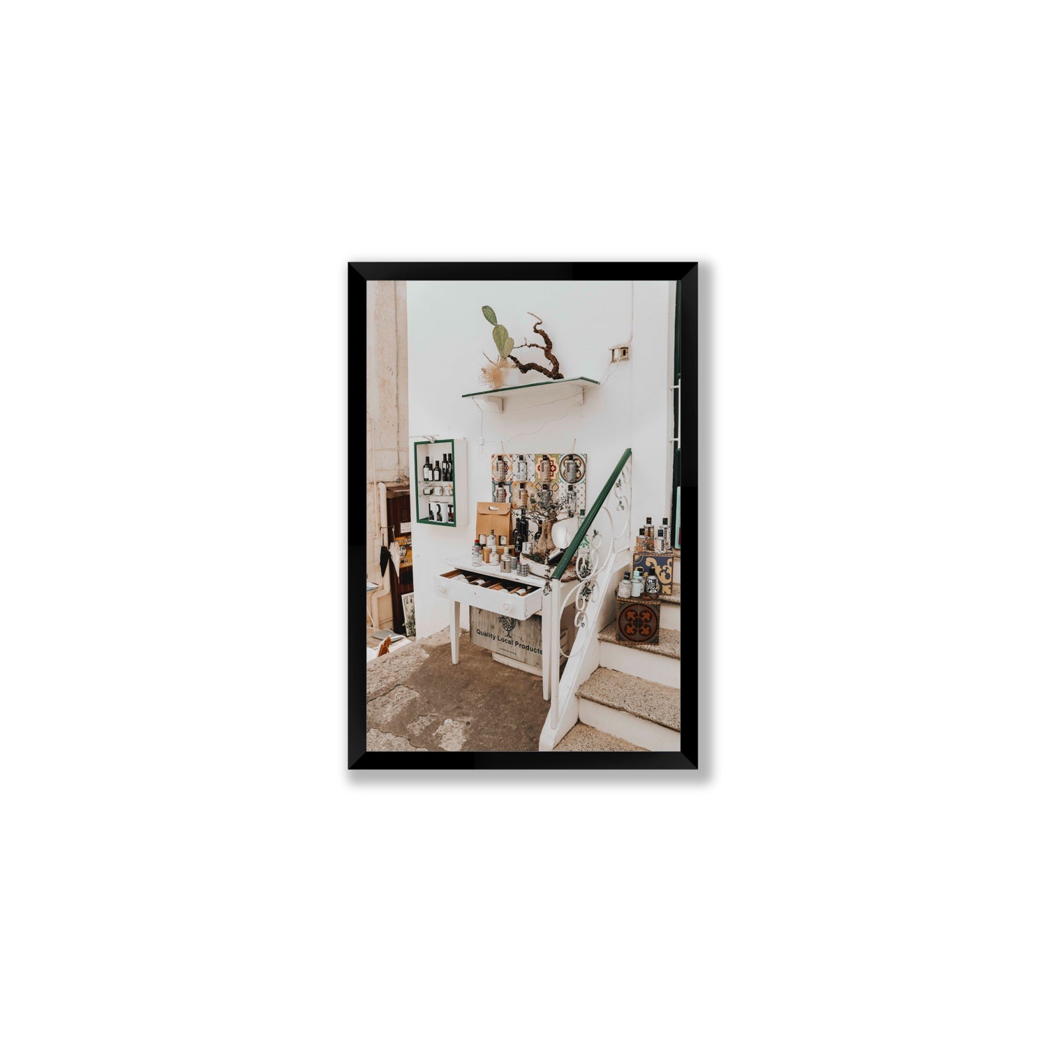 Liquid Gold fine art print, Puglia, Italy, Medium, Black Frame · Full Bleed, Fine Art Print