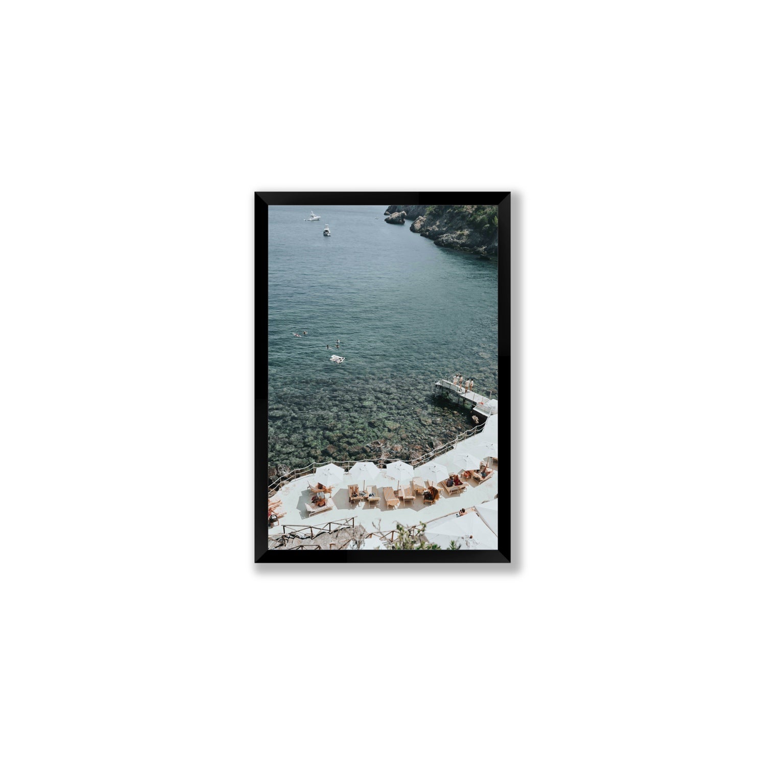 Until The Sun Goes Down Tuscany Italian decor wall art Medium full-bleed fine art print in black frame