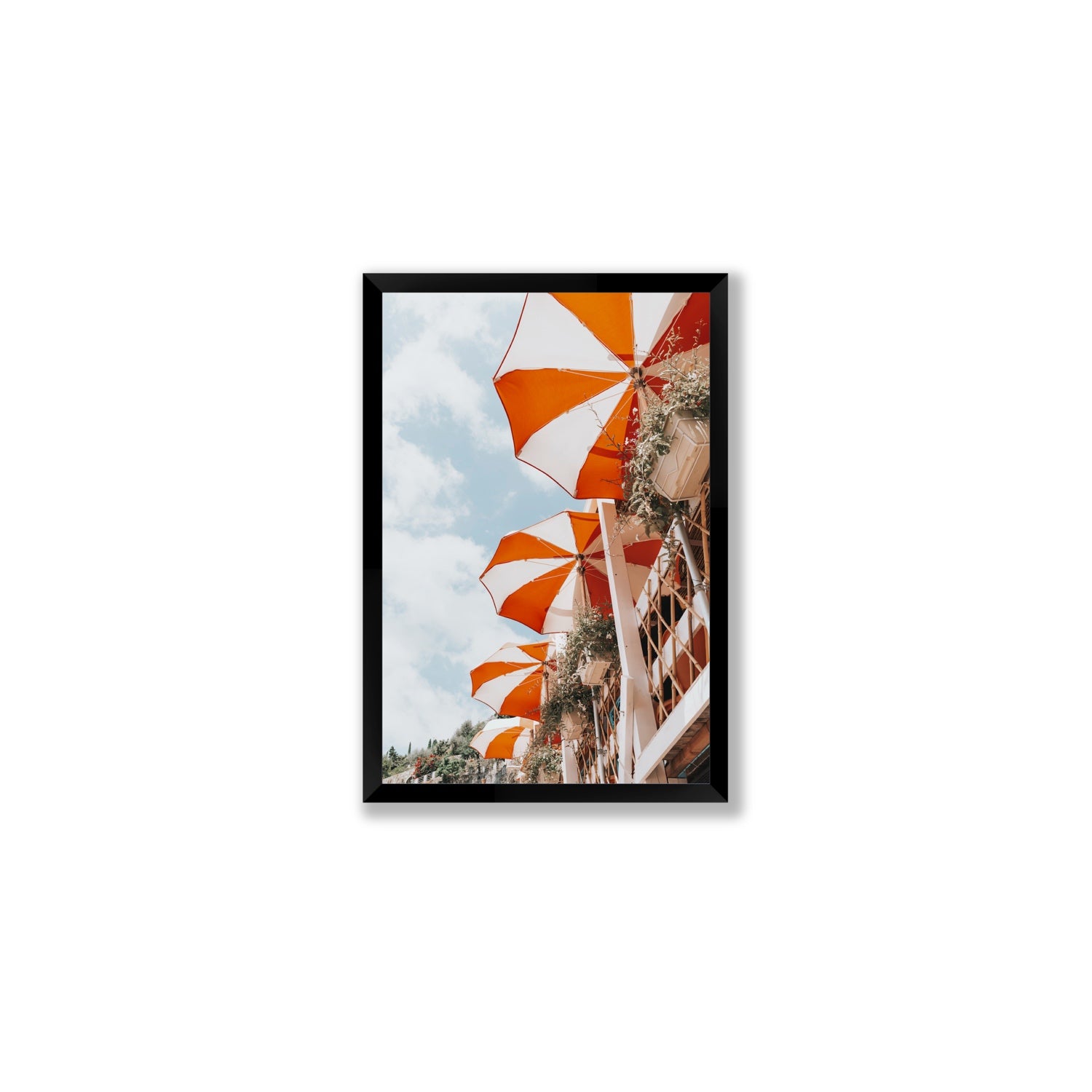 Mantienilo Semplice fine art print, Positano, Italy, Medium, Black Frame · Full Bleed, Fine Art Print