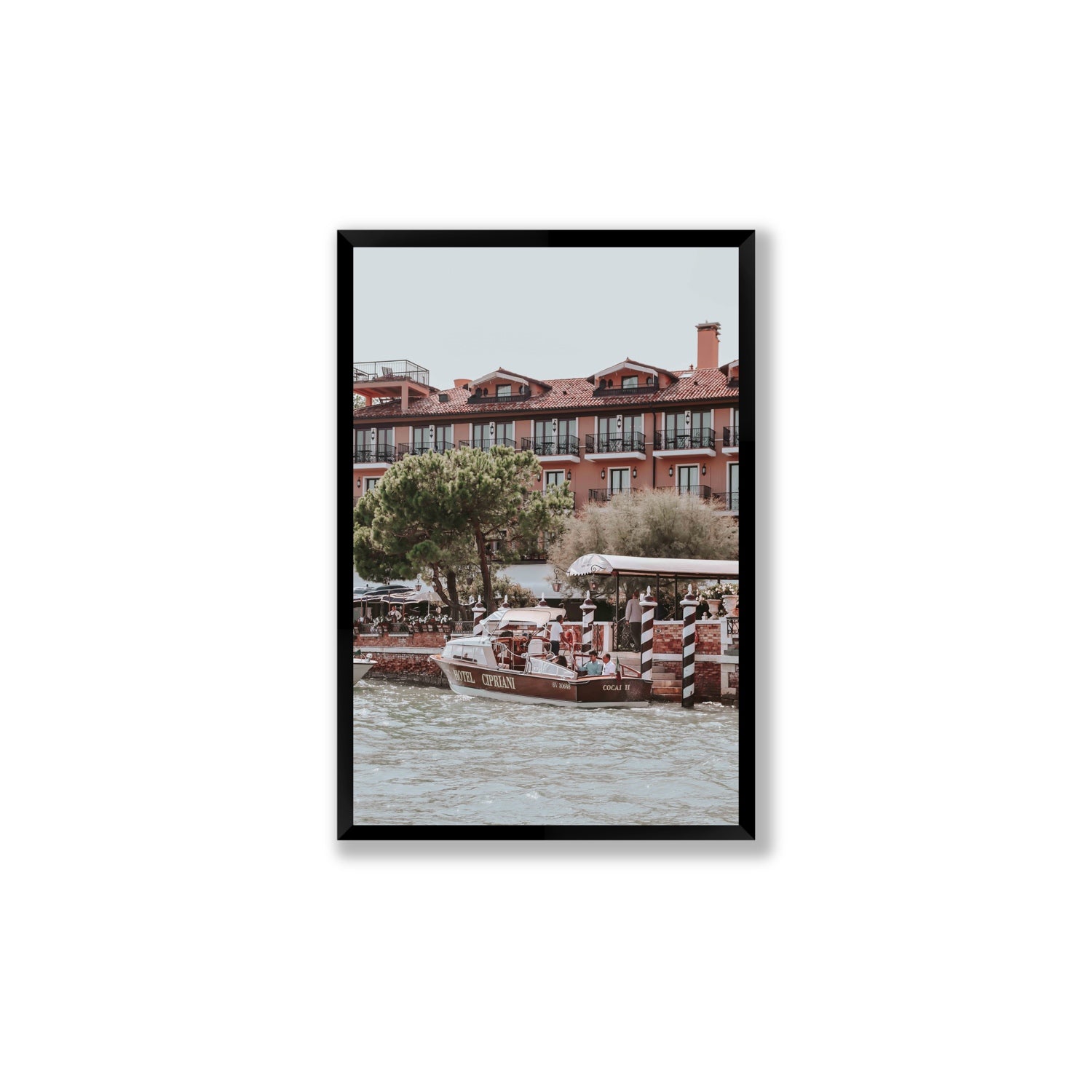 Cocai II Venice Italian wall art Large full-bleed fine art print in black frame