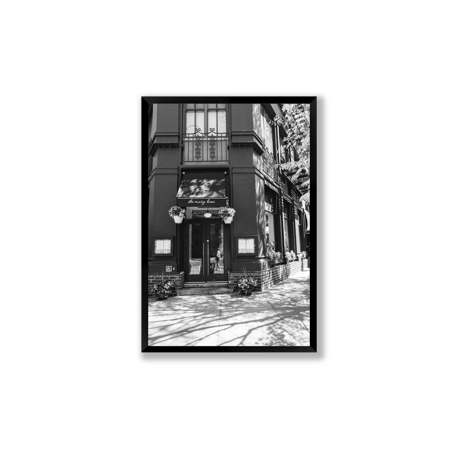 Mary's Corner fine art print, New York, United States, Large, Black Frame · Full Bleed, Fine Art Print
