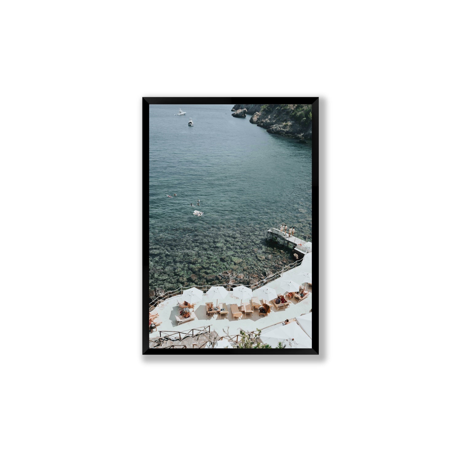 Until The Sun Goes Down Tuscany Italian decor wall art Large full-bleed fine art print in black frame