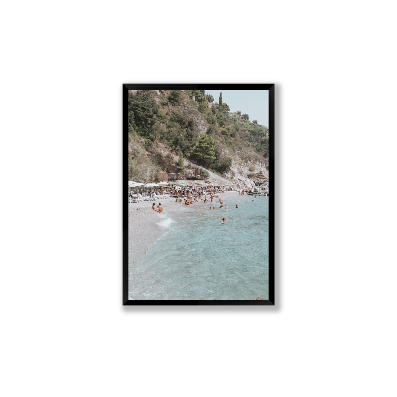 Mediterranean Magic fine art print, Amalfi, Italy, Large, Black Frame · Full Bleed, Fine Art Print