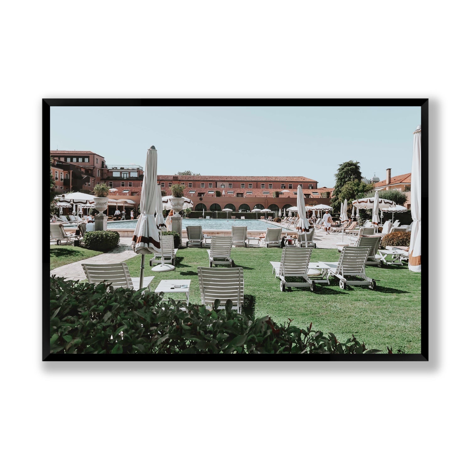 Arrigo Venice Italian wall art Statement full-bleed fine art print in black frame