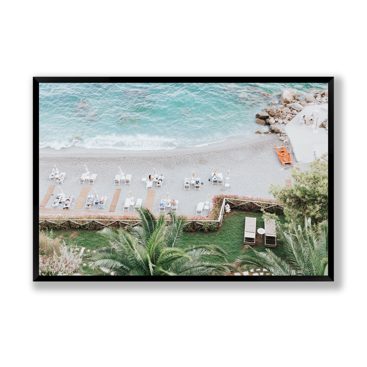 Elysian fine art print, Amalfi, Italy, Statement, Black Frame · Full Bleed, Fine Art Print