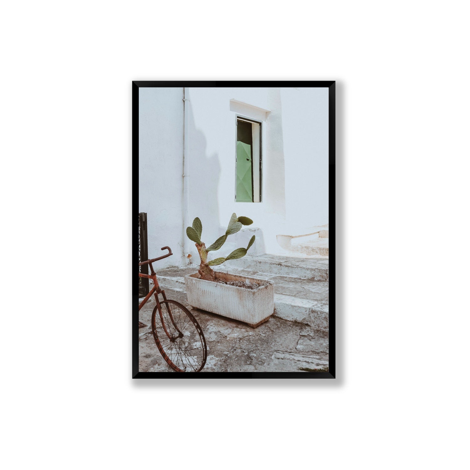 Simple Harmony fine art print, Puglia, Italy, Extra Large, Black Frame · Full Bleed, Fine Art Print