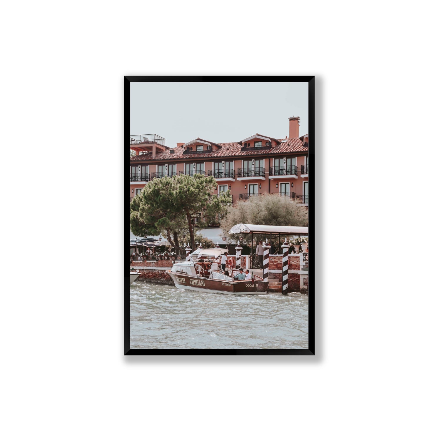 Cocai II Venice Italian wall art Extra Large full-bleed fine art print in black frame