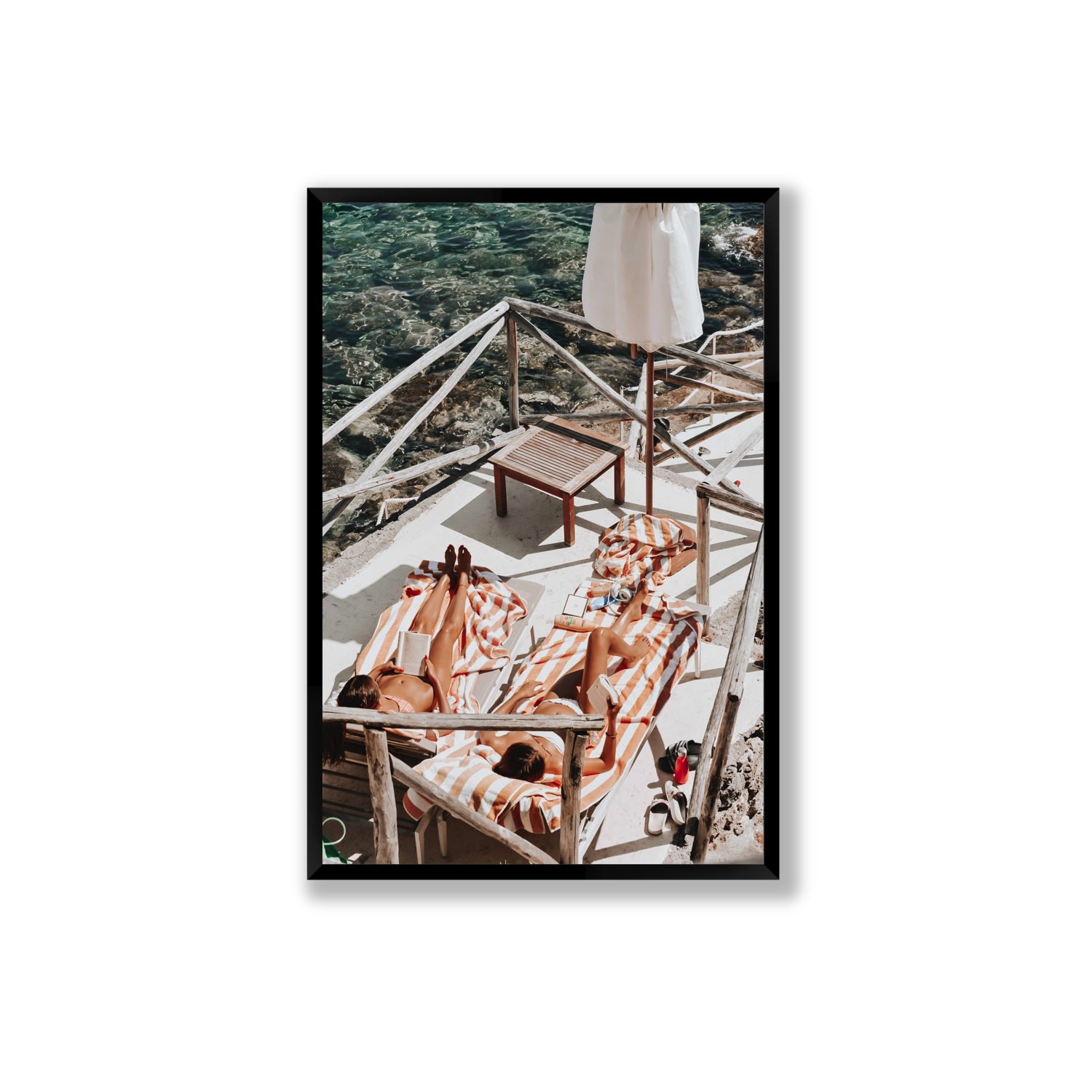Sun Kissed fine art print, Tuscany, Italy, Extra Large, Black Frame · Full Bleed, Fine Art Print