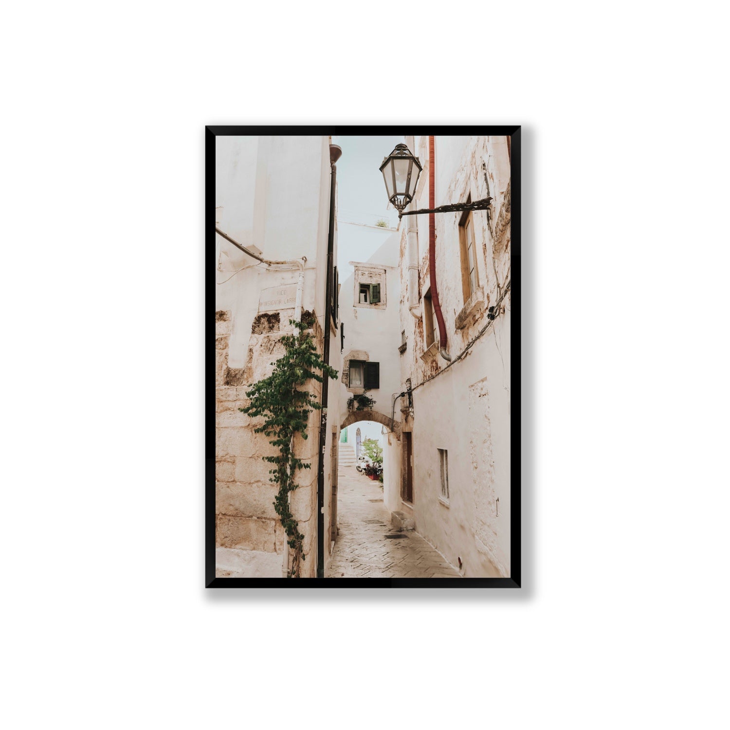 Labyrinth Lanes fine art print, Puglia, Italy, Extra Large, Black Frame · Full Bleed, Fine Art Print