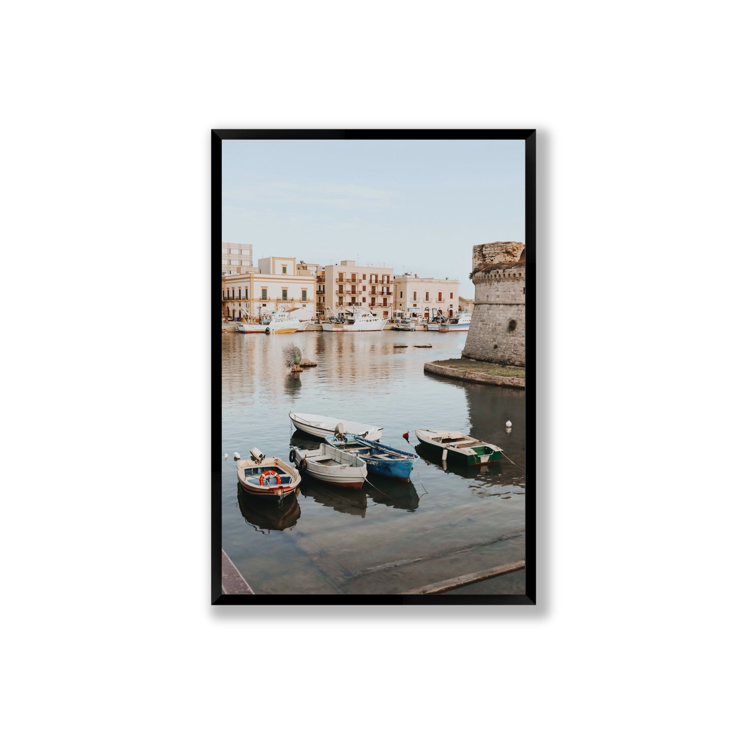Fishing Legacy fine art print, Puglia, Italy, Extra Large, Black Frame · Full Bleed, Fine Art Print