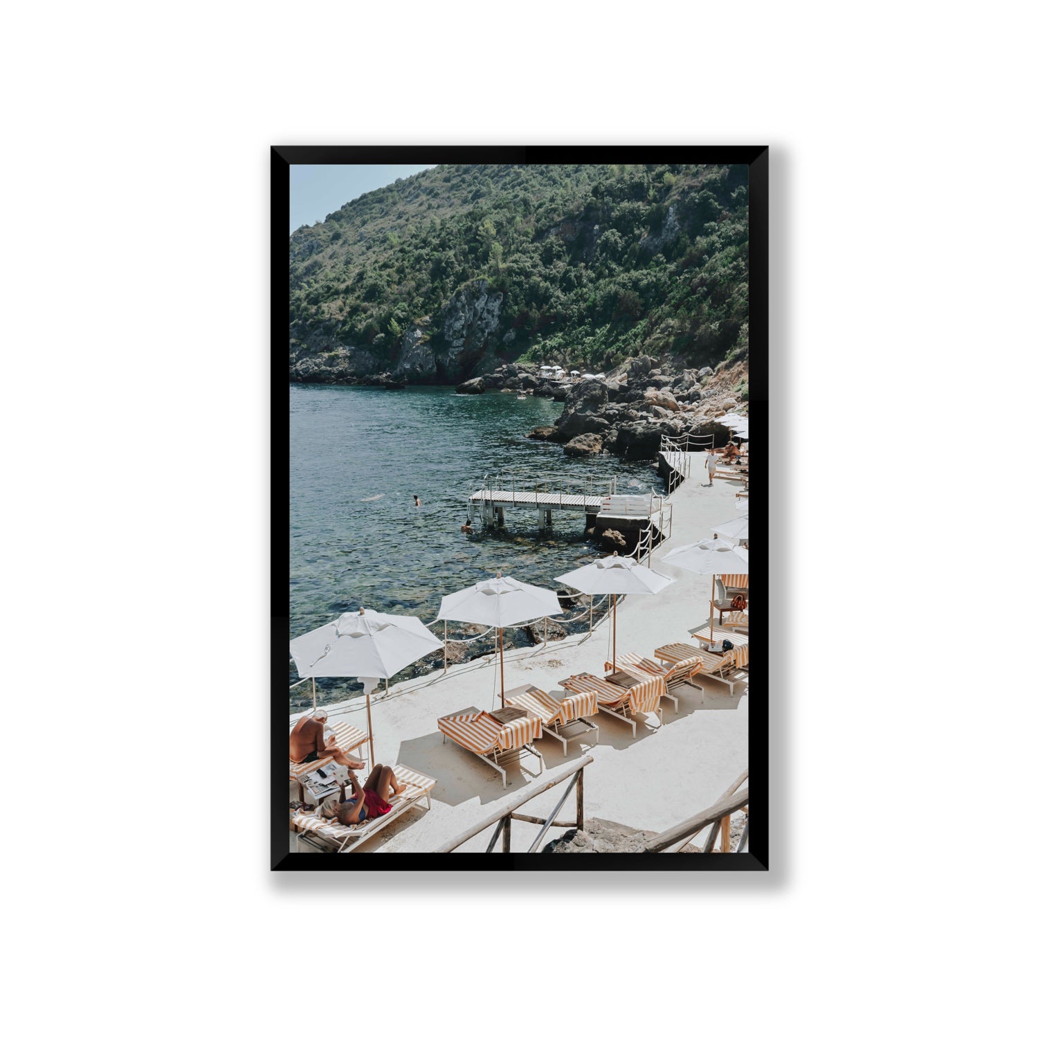 Always Better Together fine art print, Tuscany, Italy, Giant, Black Frame · Full Bleed, Fine Art Print