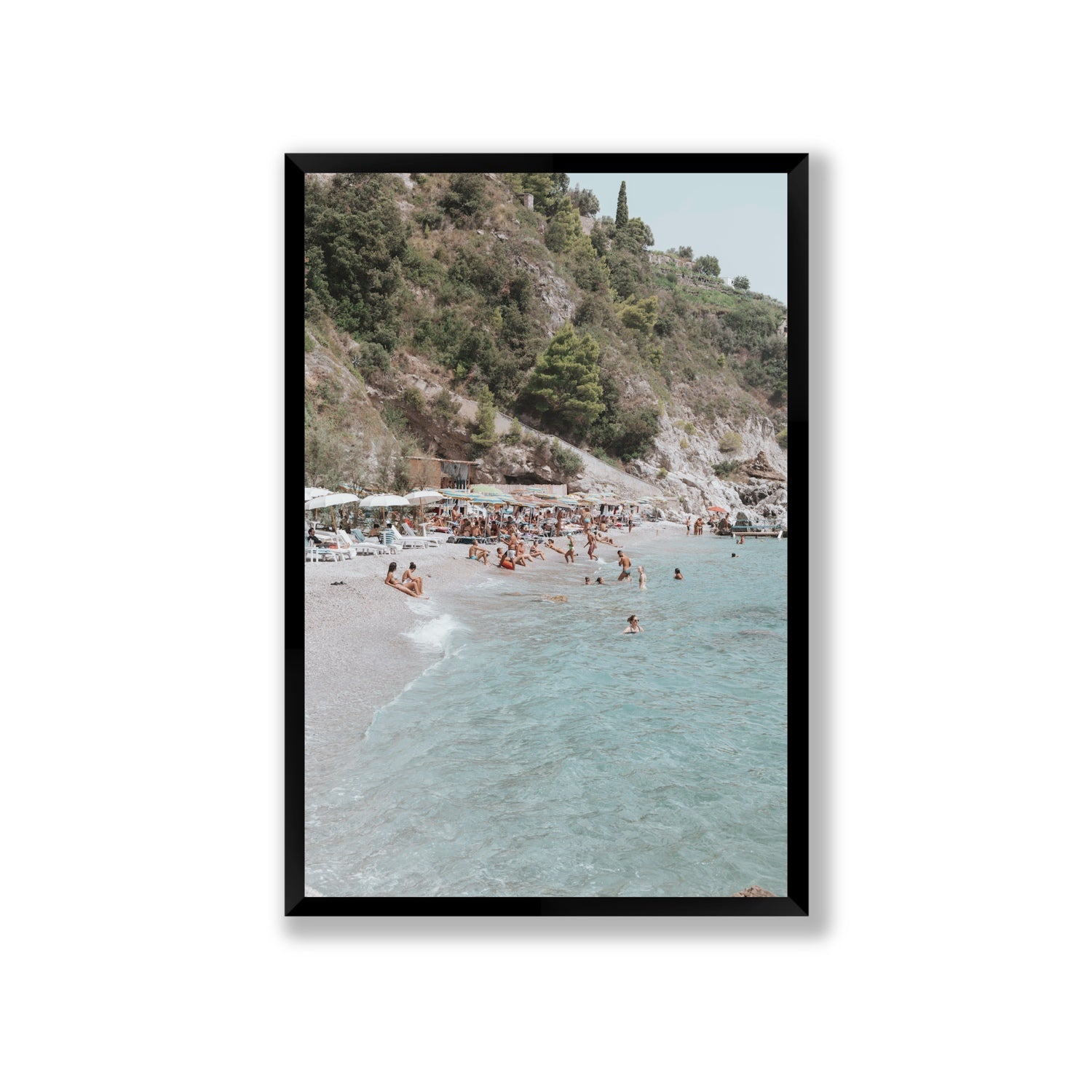 Mediterranean Magic fine art print, Amalfi, Italy, Giant, Black Frame · Full Bleed, Fine Art Print
