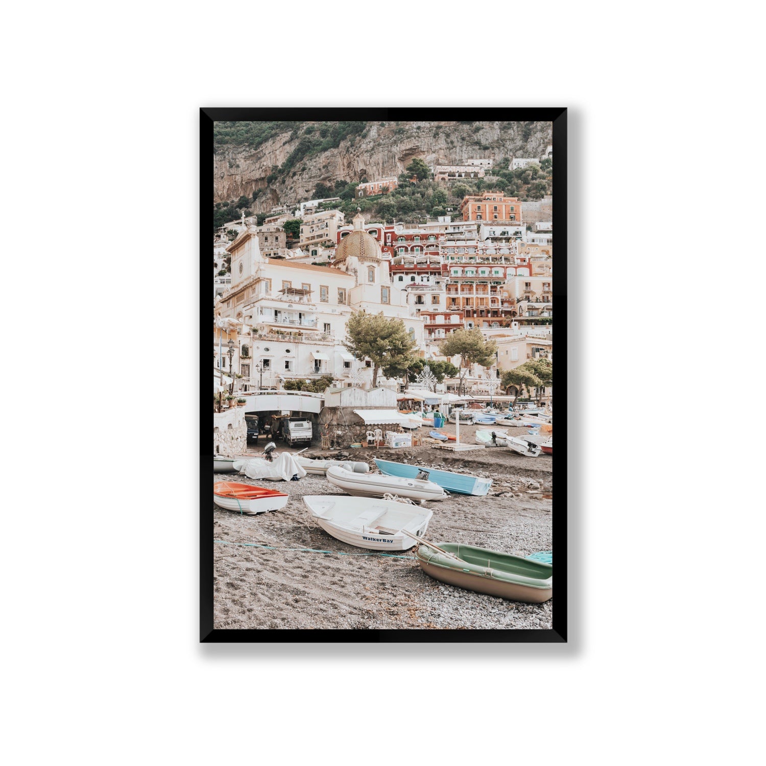 A Memory To Treasure fine art print, Positano, Italy, Giant, Black Frame · Full Bleed, Fine Art Print