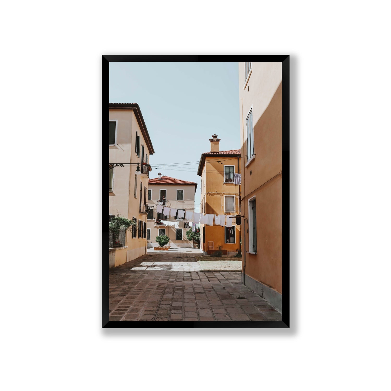 Terraferma Venice Italian wall art Giant full-bleed fine art print in black frame