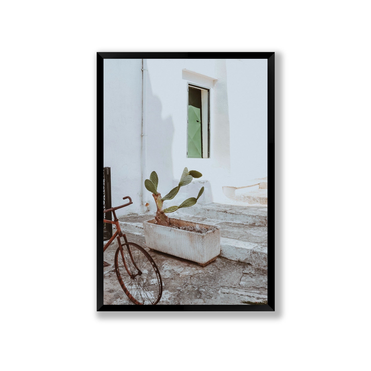 Simple Harmony fine art print, Puglia, Italy, Giant, Black Frame · Full Bleed, Fine Art Print