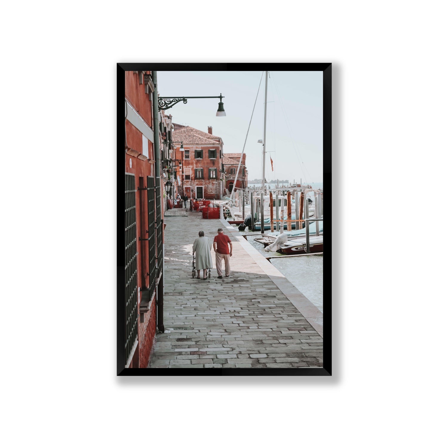 OG Casanova Venice Italian wall art Giant full-bleed fine art print in black frame