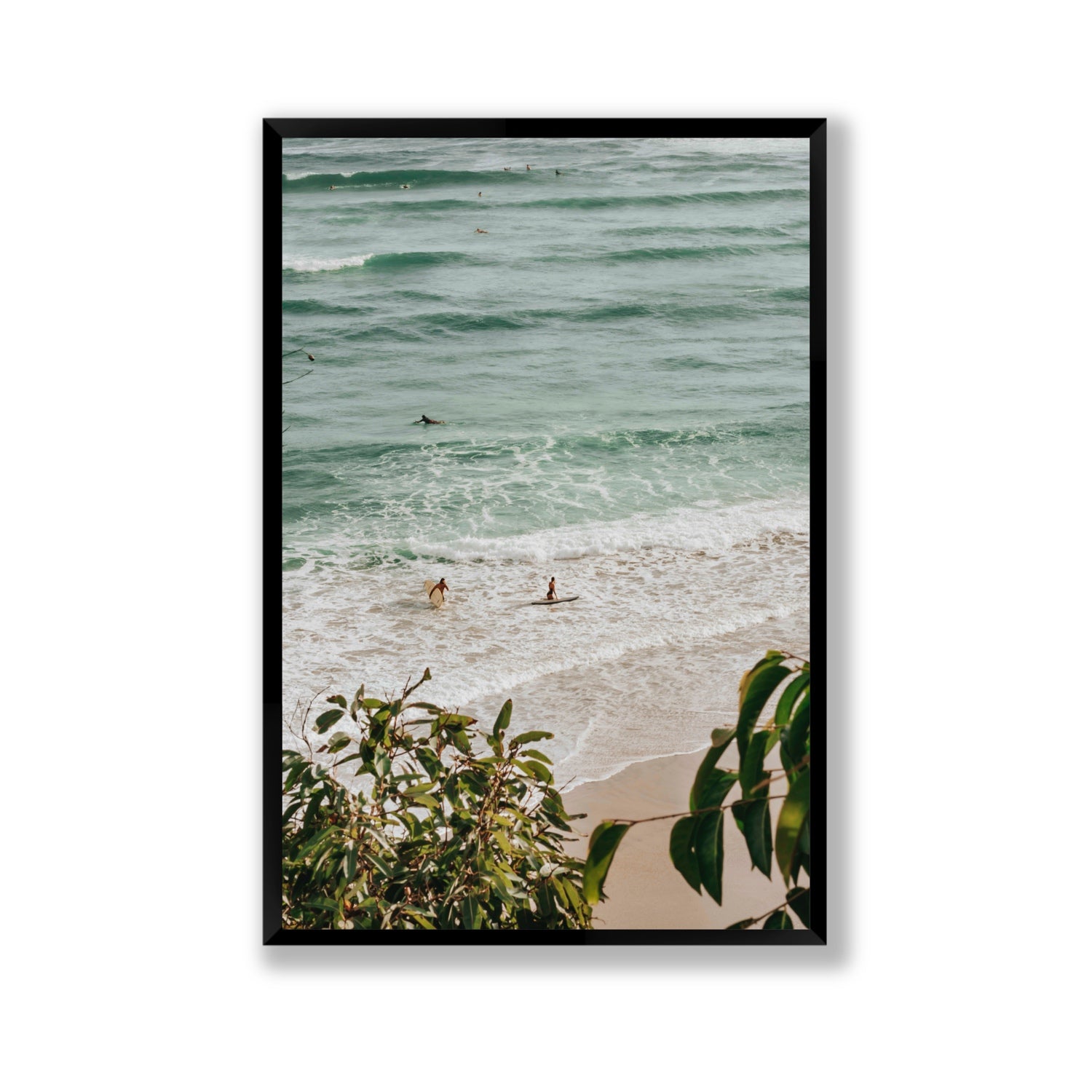 Private Paradise fine art print, Byron Bay, Australia, Gallery, Black Frame · Full Bleed, Fine Art Print