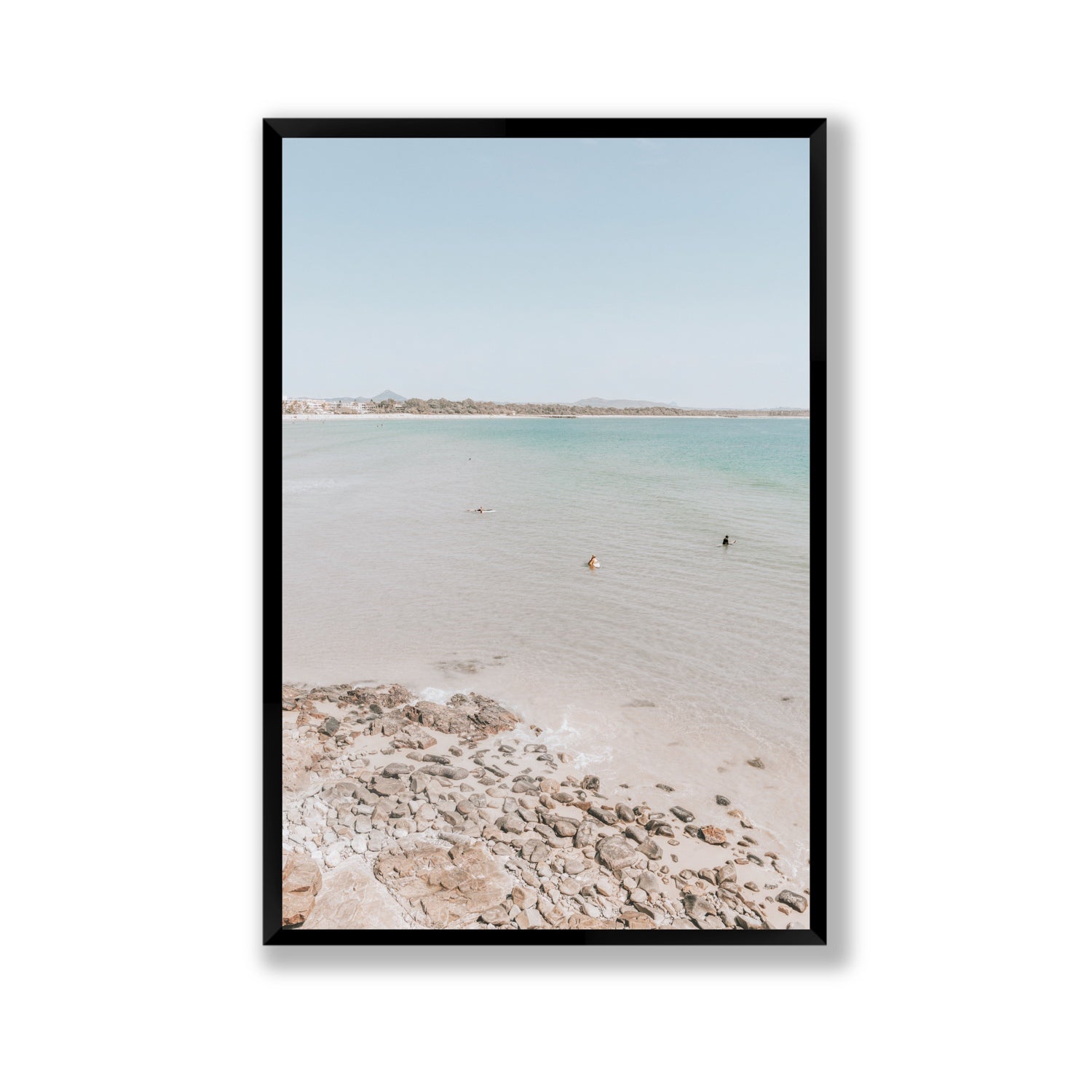 Sweet Serotonin fine art print, Noosa, Australia, coastal scenes artwork, Gallery, Black Frame · Full Bleed, Fine Art Print