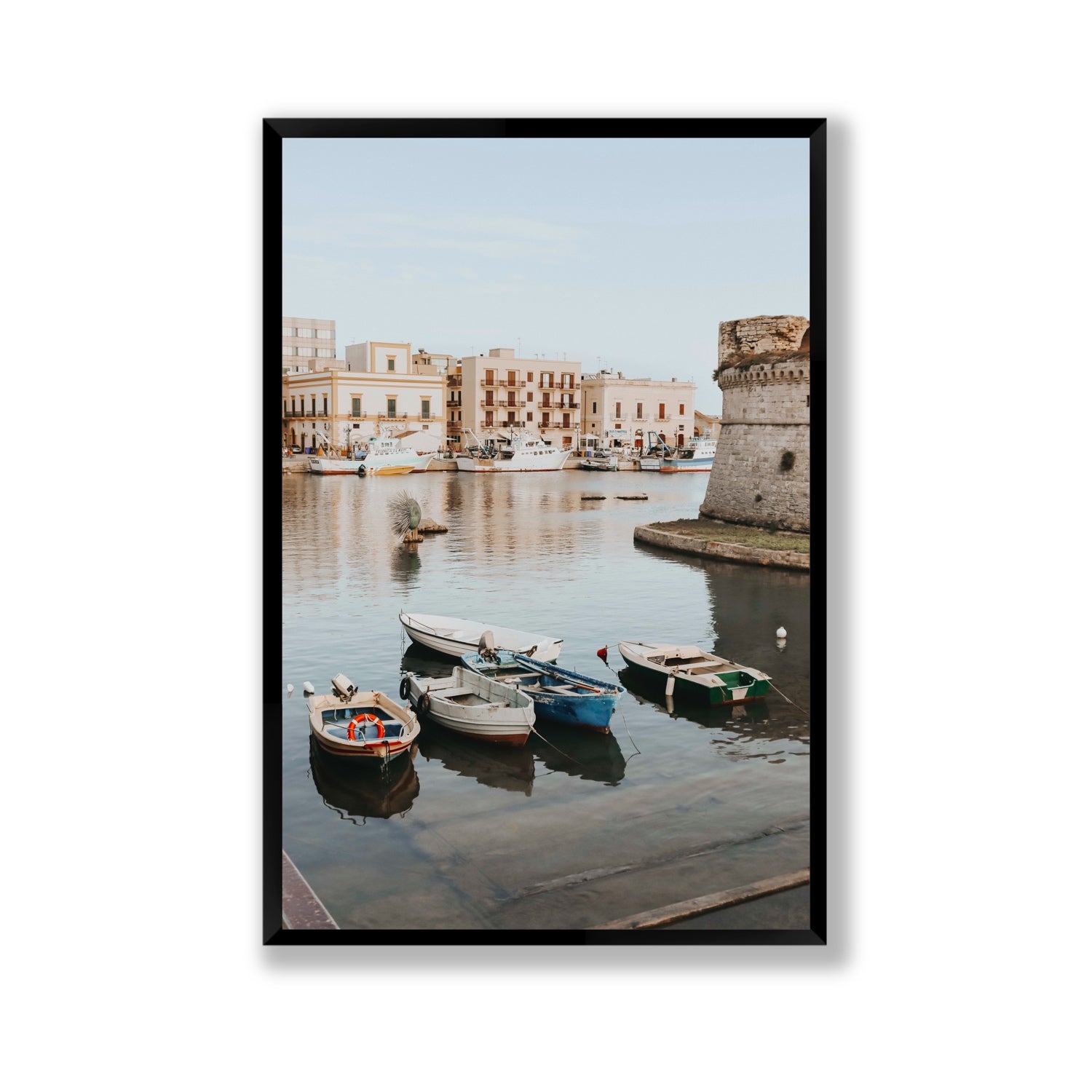Fishing Legacy fine art print, Puglia, Italy, Gallery, Black Frame · Full Bleed, Fine Art Print