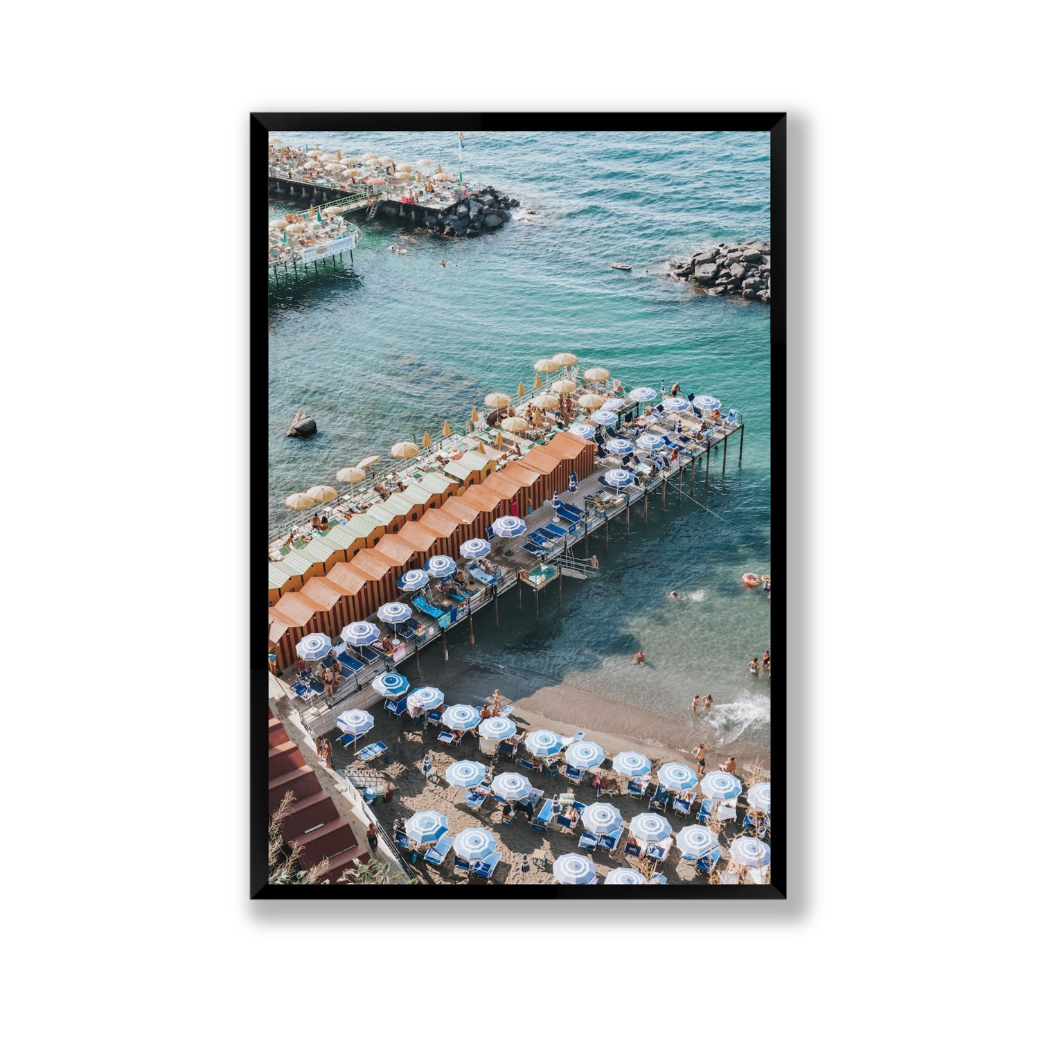 Ocean Fantasy fine art print, Sorrento, Italy, Gallery, Black Frame · Full Bleed, Fine Art Print