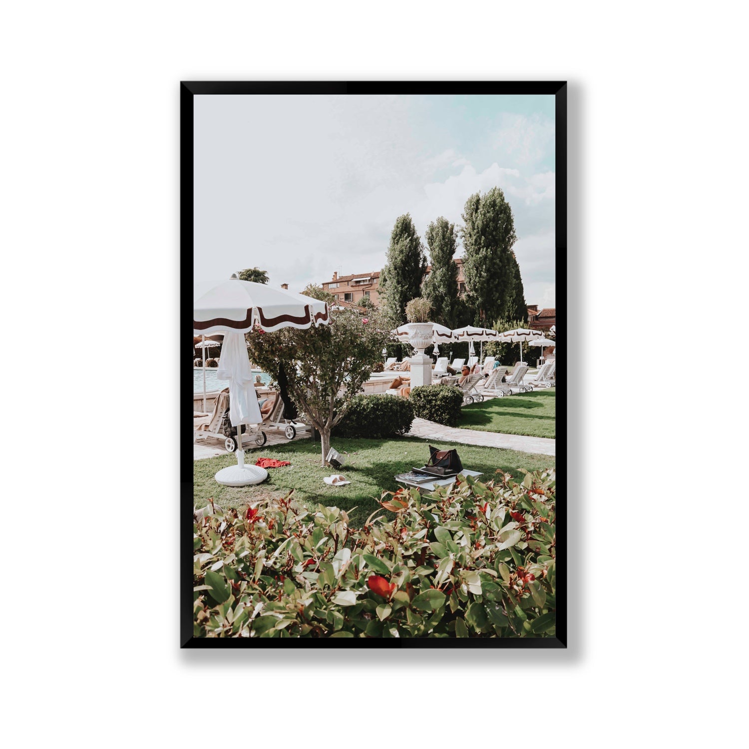 La Serenissima Venice Italian wall art Gallery full-bleed fine art print in black frame