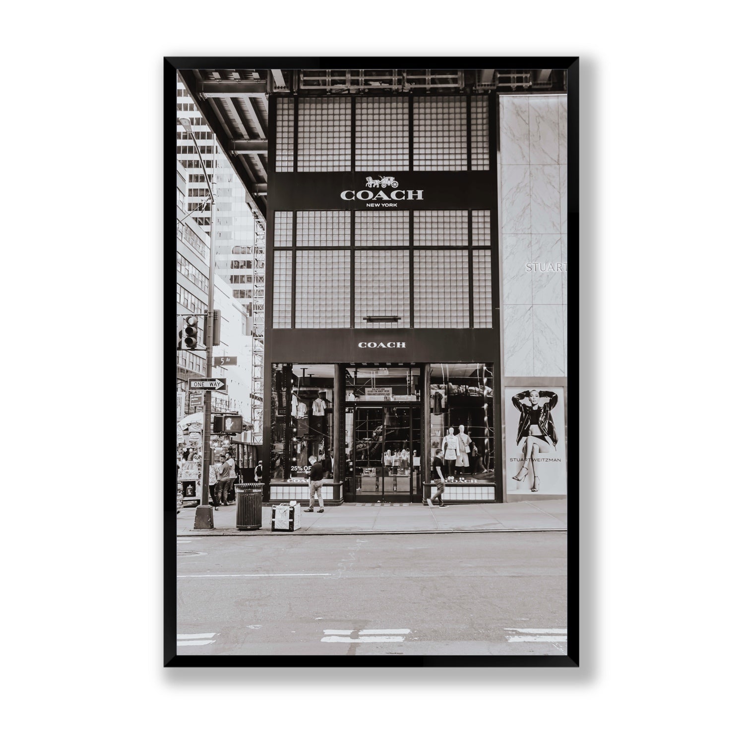 Coach Uptown fine art print, New York, United States, Statement, Black Frame · Full Bleed, Fine Art Print