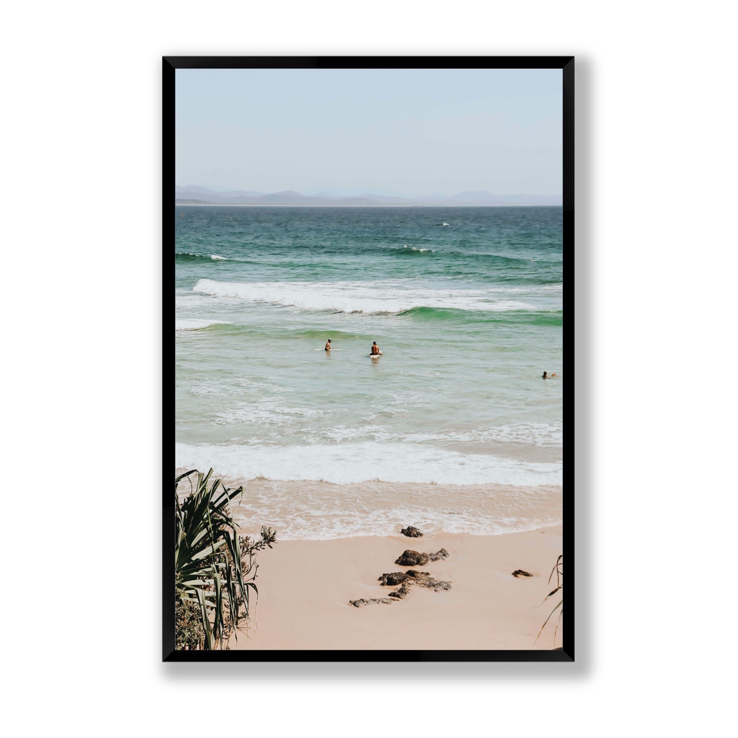 Lets Go Trippin' fine art print, Byron Bay, Australia, Statement, Black Frame · Full Bleed, Fine Art Print