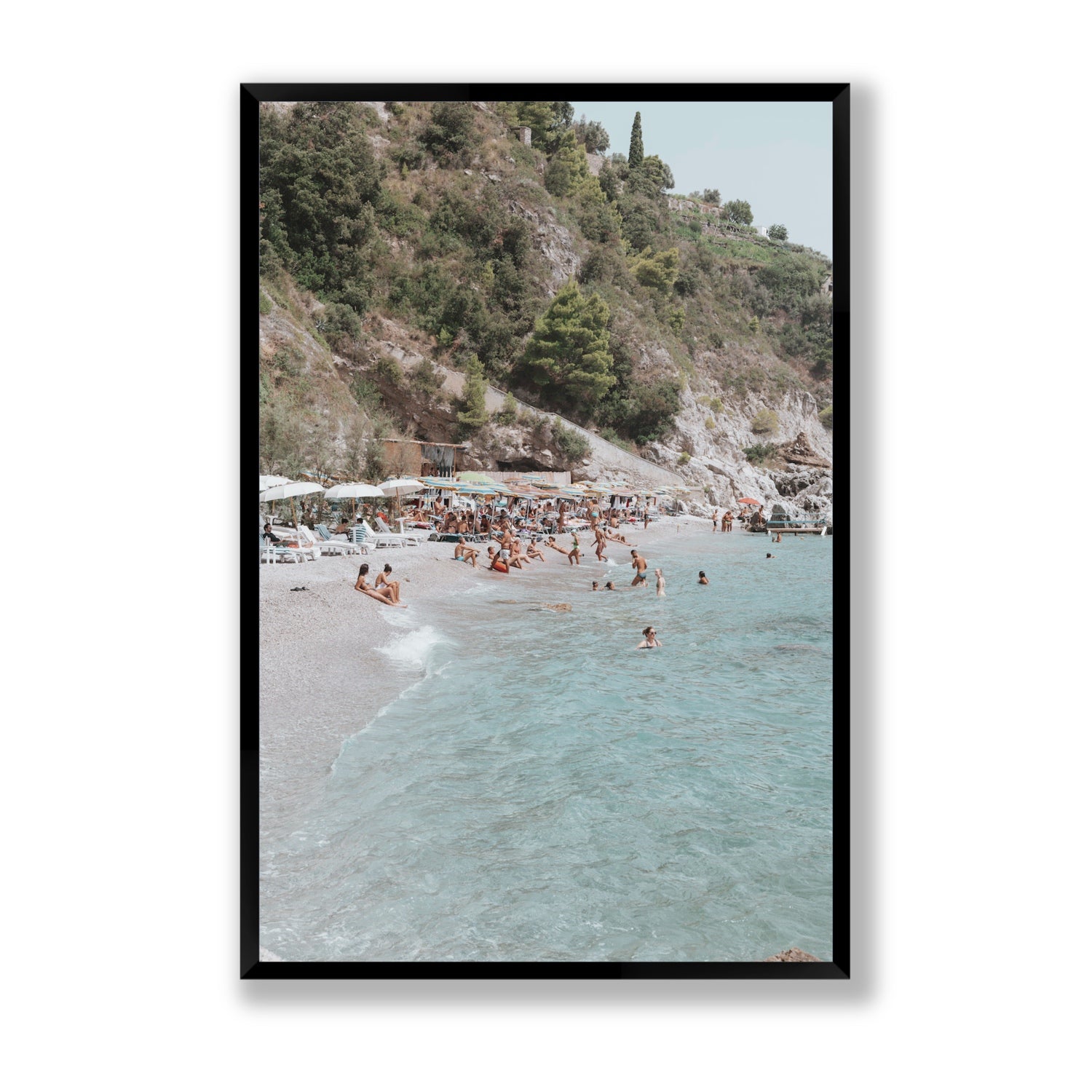 Mediterranean Magic fine art print, Amalfi, Italy, Statement, Black Frame · Full Bleed, Fine Art Print
