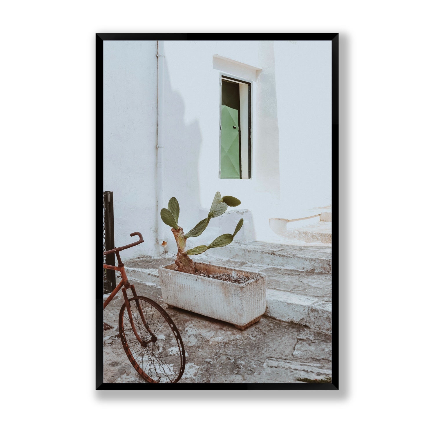 Simple Harmony fine art print, Puglia, Italy, Statement, Black Frame · Full Bleed, Fine Art Print