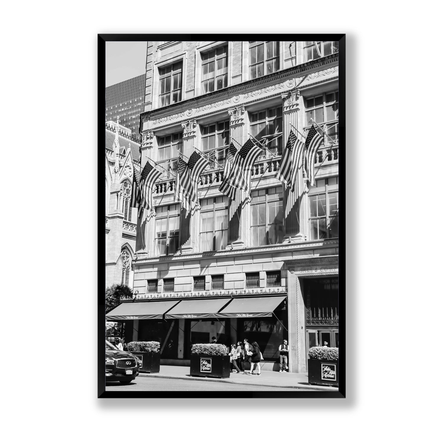 Luxury On Fifth fine art print, New York, United States, Statement, Black Frame · Full Bleed, Fine Art Print