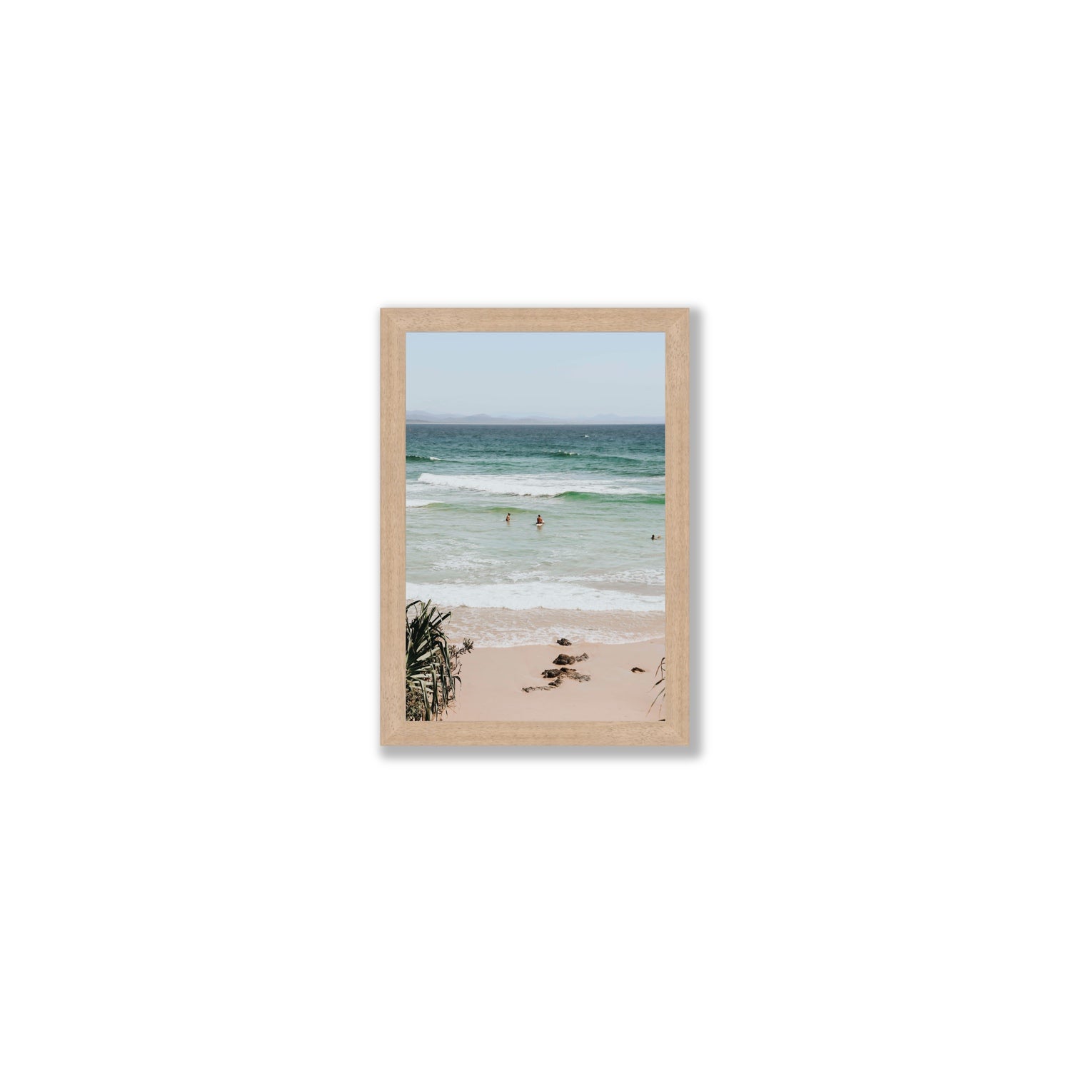 Lets Go Trippin' fine art print, Byron Bay, Australia, Small, Natural Oak Frame · Full Bleed, Fine Art Print