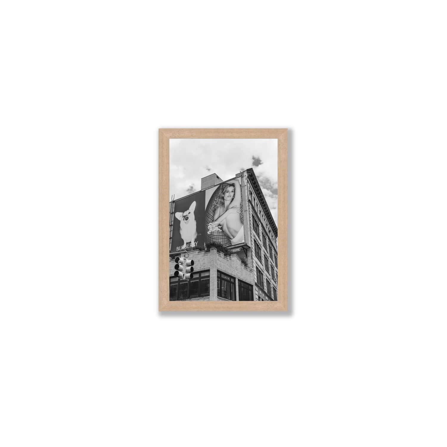 Dynamic Duo fine art print, New York, United States, Small, Natural Oak Frame · Full Bleed, Fine Art Print