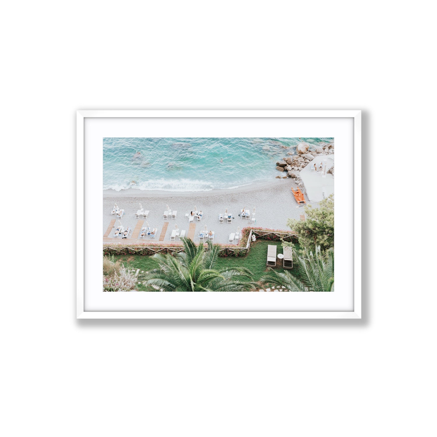 Elysian fine art print, Amalfi, Italy, Large, White Frame · Matboard, Fine Art Print