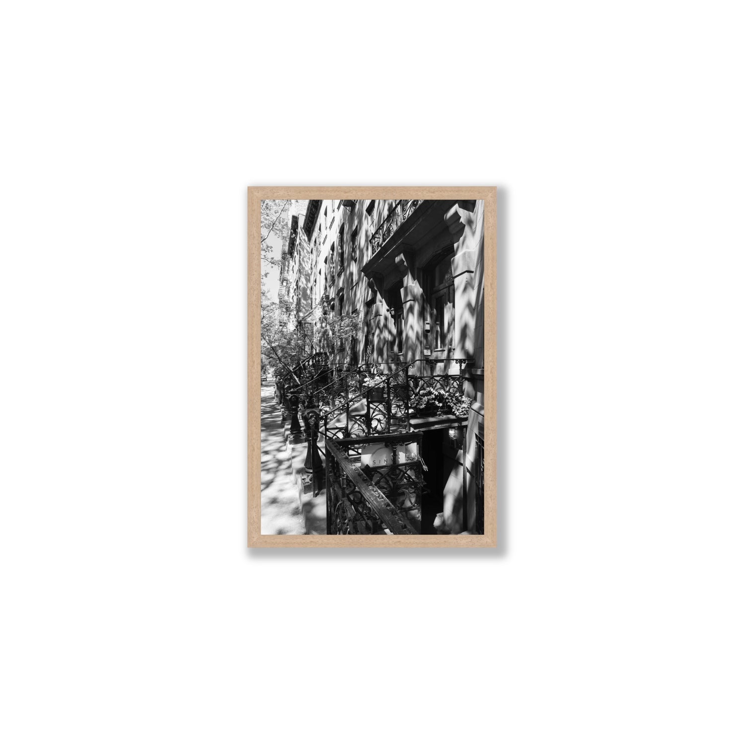 Shadow Dance fine art print, New York, United States, Medium, Natural Oak Frame · Full Bleed, Fine Art Print