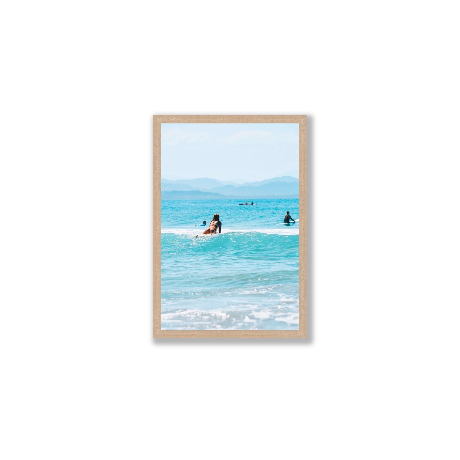 Tatiana fine art print, Byron Bay, Australia, Medium, Natural Oak Frame · Full Bleed, Fine Art Print