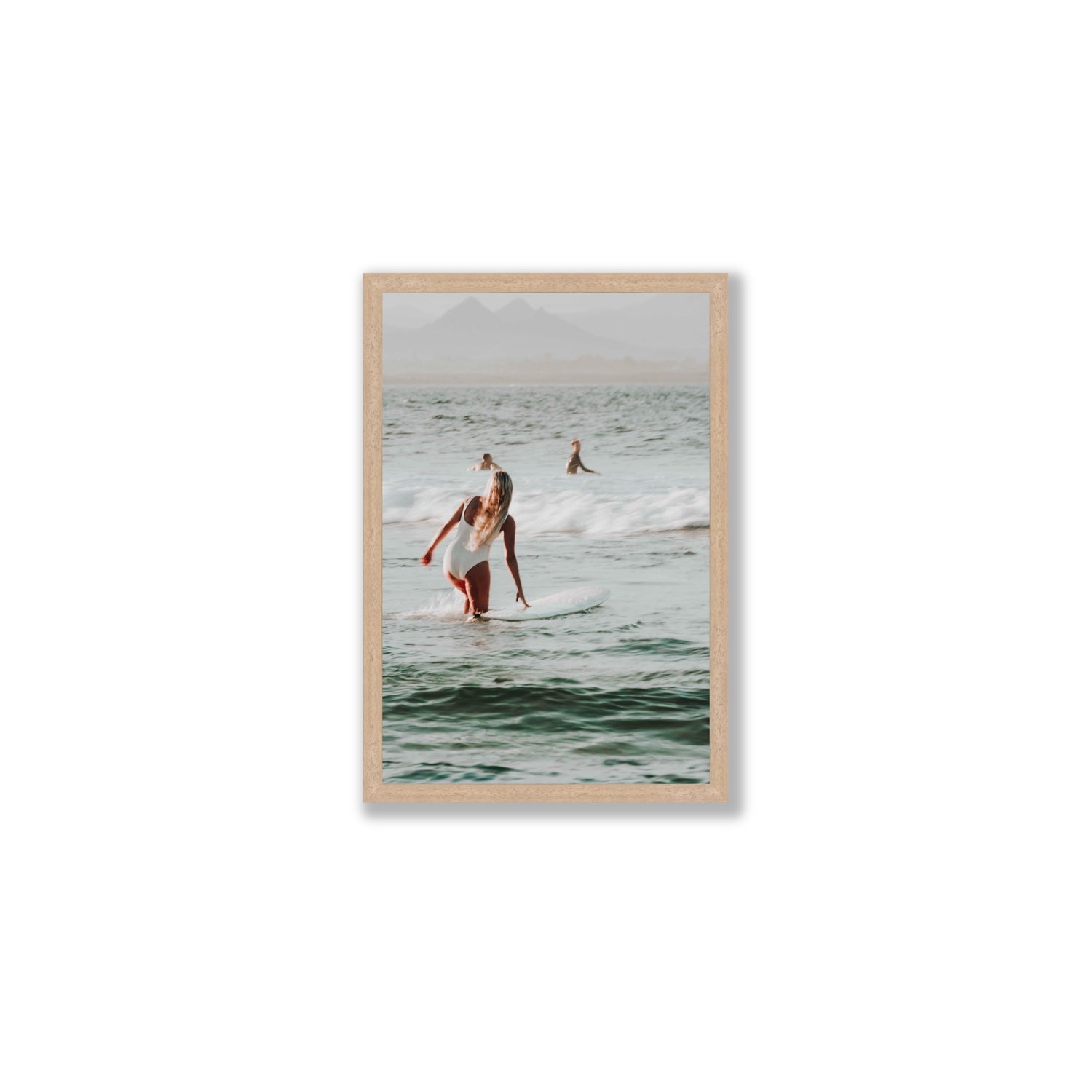 Blondie fine art print, Byron Bay, Australia, Medium, Natural Oak Frame · Full Bleed, Fine Art Print