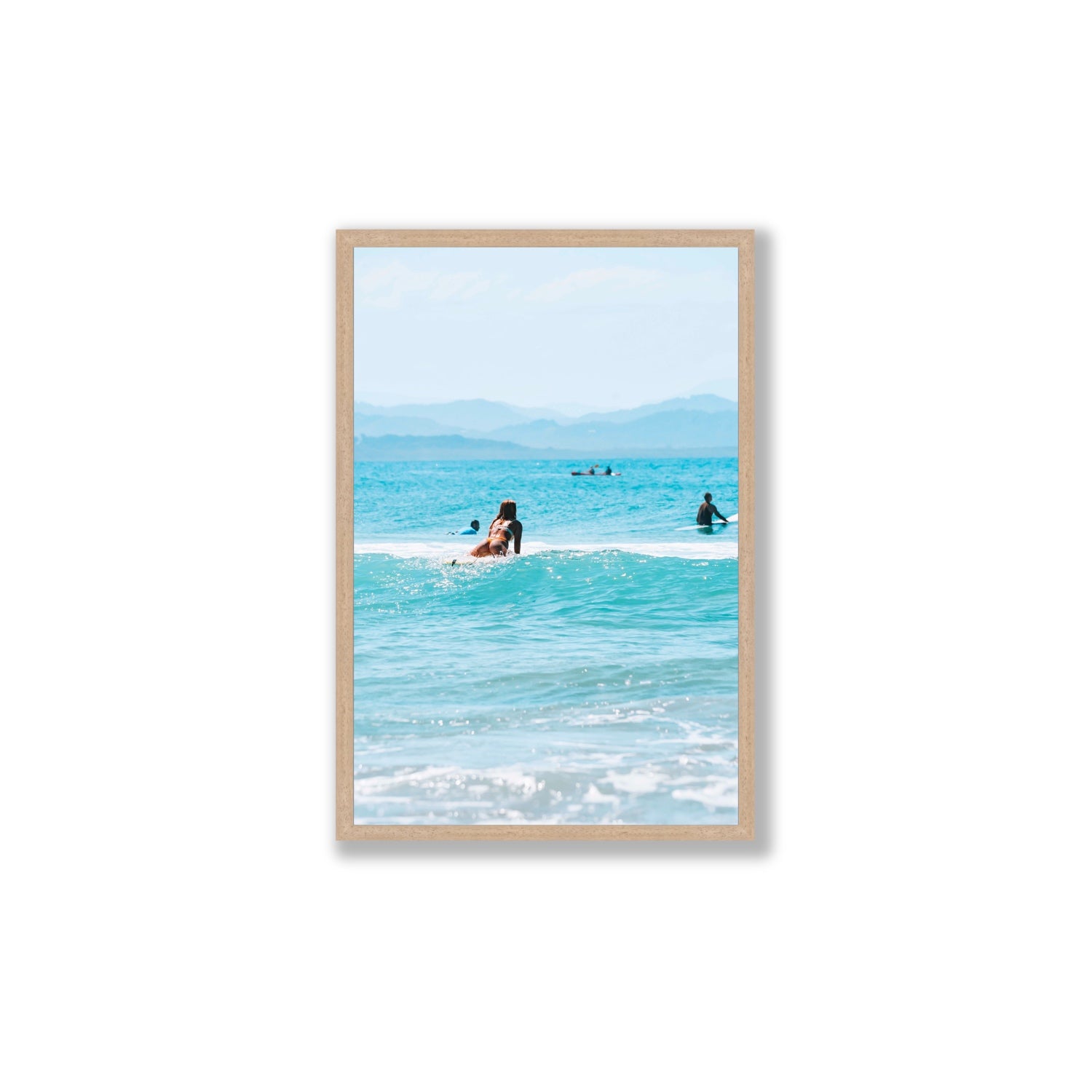 Tatiana fine art print, Byron Bay, Australia, Large, Natural Oak Frame · Full Bleed, Fine Art Print