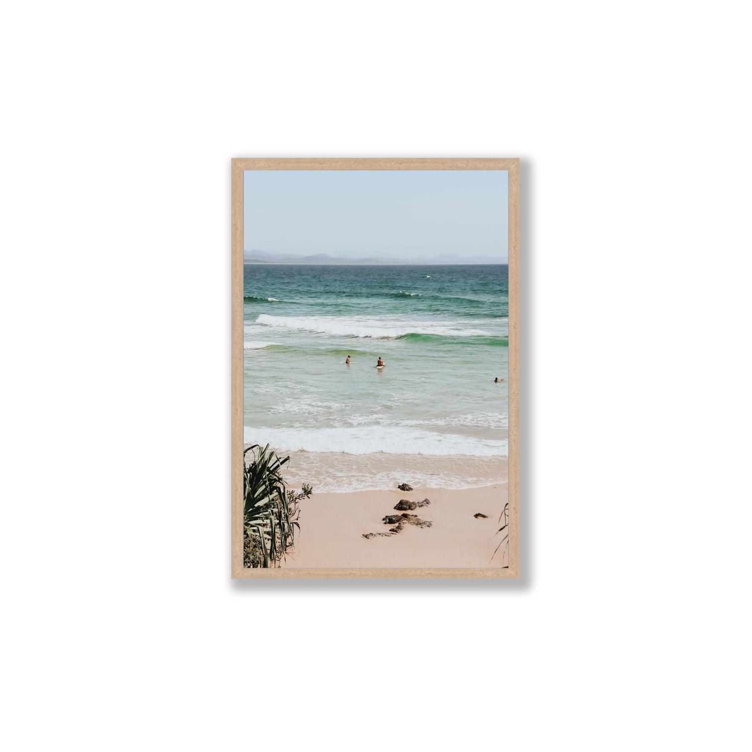 Lets Go Trippin' fine art print, Byron Bay, Australia, Large, Natural Oak Frame · Full Bleed, Fine Art Print
